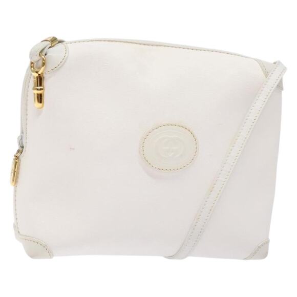 GUCCI Micro GG Supreme Shoulder Bag Pvc White Gold 007 115 007 115 - Picture 1 of 16